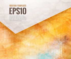 Polygons blurred background vector material 04