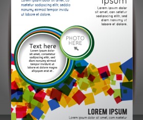 Presentation of creative magazine cover vector 03