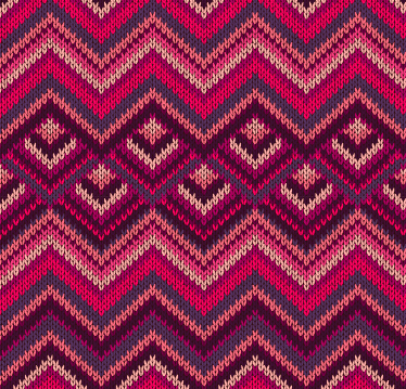 Realistic knitted fabric pattern vector material 01