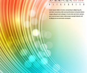 Shiny colored wave background art vector