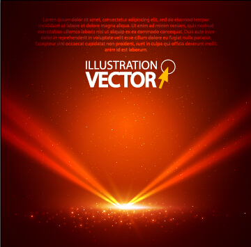 Shiny spotlight background illustration vector 02