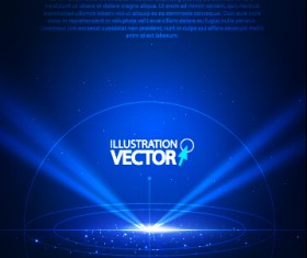 Shiny spotlight background illustration vector 03