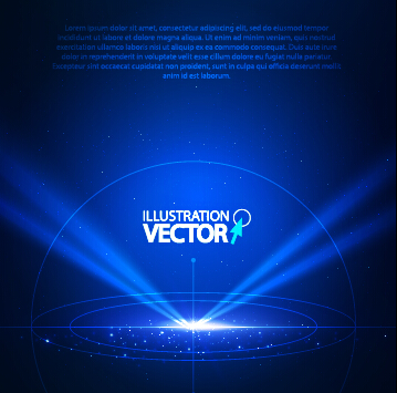 Shiny spotlight background illustration vector 03