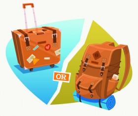 Traveling with adventures vintage vector background 05