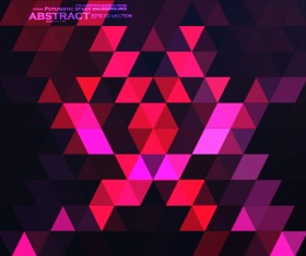 Triangle abstract elements vector background
