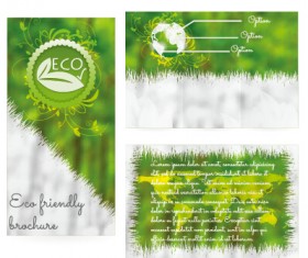 Vector ecology brochure cover template 03