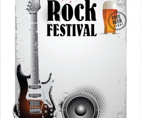 Vintage musical instruments background art 04