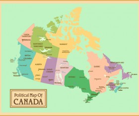 Vintage style political maps set vector 01