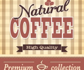 Vintage with retro coffee house poster 02