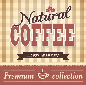 Vintage with retro coffee house poster 02