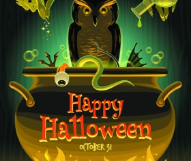 2014 halloween art background vector 03