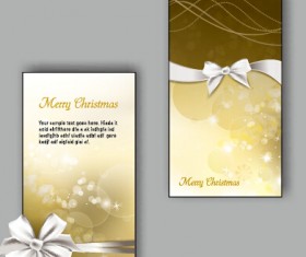 2015 Christmas greeting cards vector set 05
