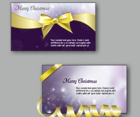 2015 Christmas greeting cards vector set 07