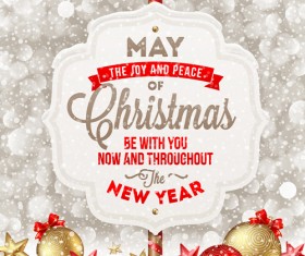 2015 christmas accessories with snowflake background