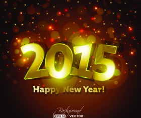 2015 new year background art vector 02