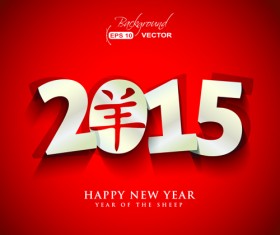 2015 new year background art vector 03