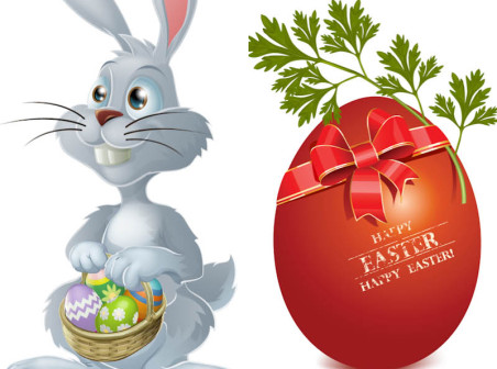 Vector Easter graphics