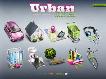 Urban Stories icons