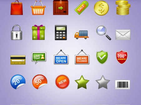 30 E-Commerce icons