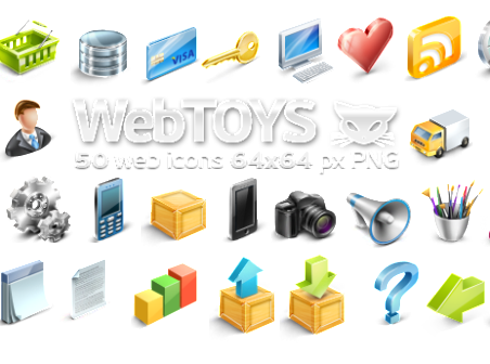 WebToys 50 web icons