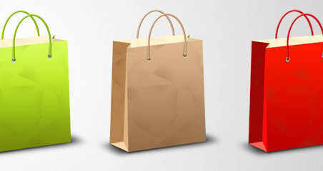 shopping bag icons