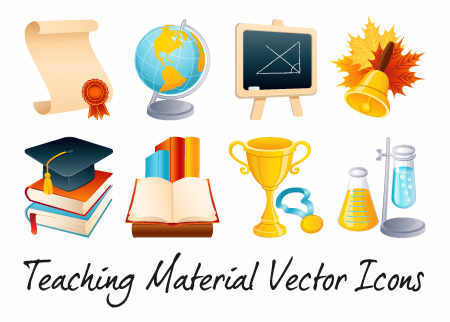 Free Teaching Vector Material icons