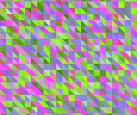 Abstract mosaic art background vector set 03