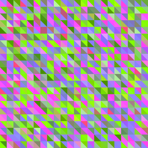 Abstract mosaic art background vector set 03