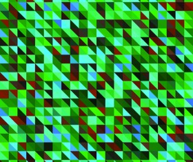 Abstract mosaic art background vector set 04