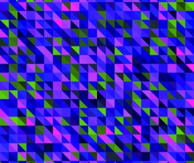 Abstract mosaic art background vector set 05