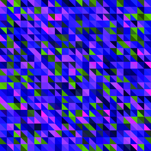 Abstract mosaic art background vector set 05