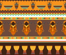 African style seamless vector pattern 01