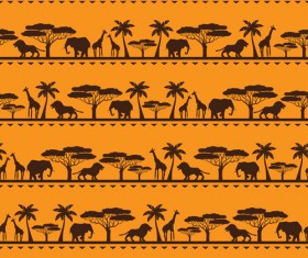 African style seamless vector pattern 03
