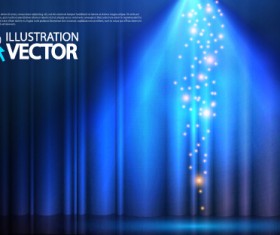 Blue light vector background illustration 05