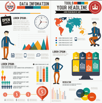 Business Infographic creative design 2073