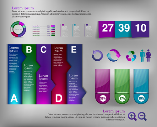 Business Infographic creative design 2077