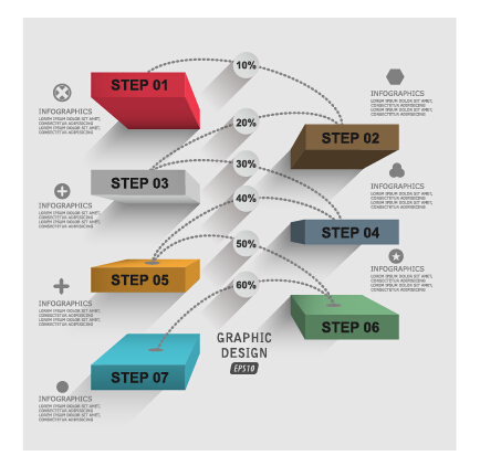 Business Infographic creative design 2080