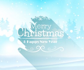 Christmas with new year snow background 01