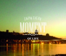 City life blurred background vector