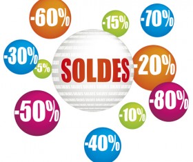 Classic sale background vector graphics 03