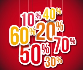 Classic sale background vector graphics 04