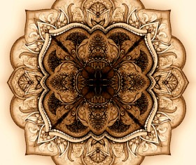 Classical decorative floral background vector 03