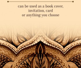 Classical decorative floral background vector 05