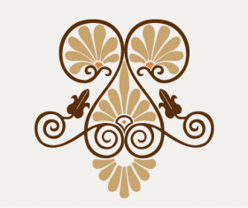 Classical greek style ornaments vector 01