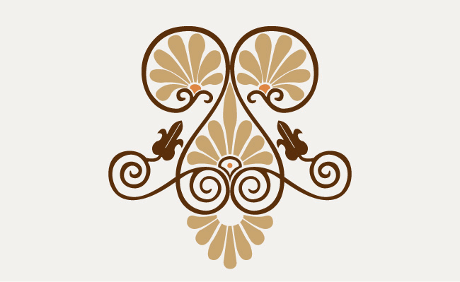 Classical greek style ornaments vector 01