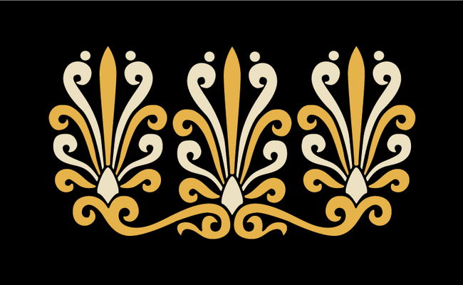 Classical greek style ornaments vector 02