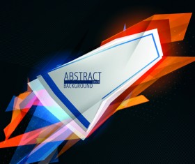 Colorful geometry concept vector background 02