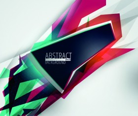 Colorful geometry concept vector background 03
