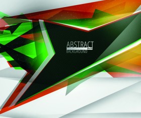 Colorful geometry concept vector background 04