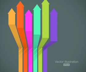 Creative colorful lines business template vector 01